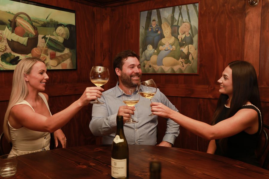 Huberts — wine cheers by Jacqui