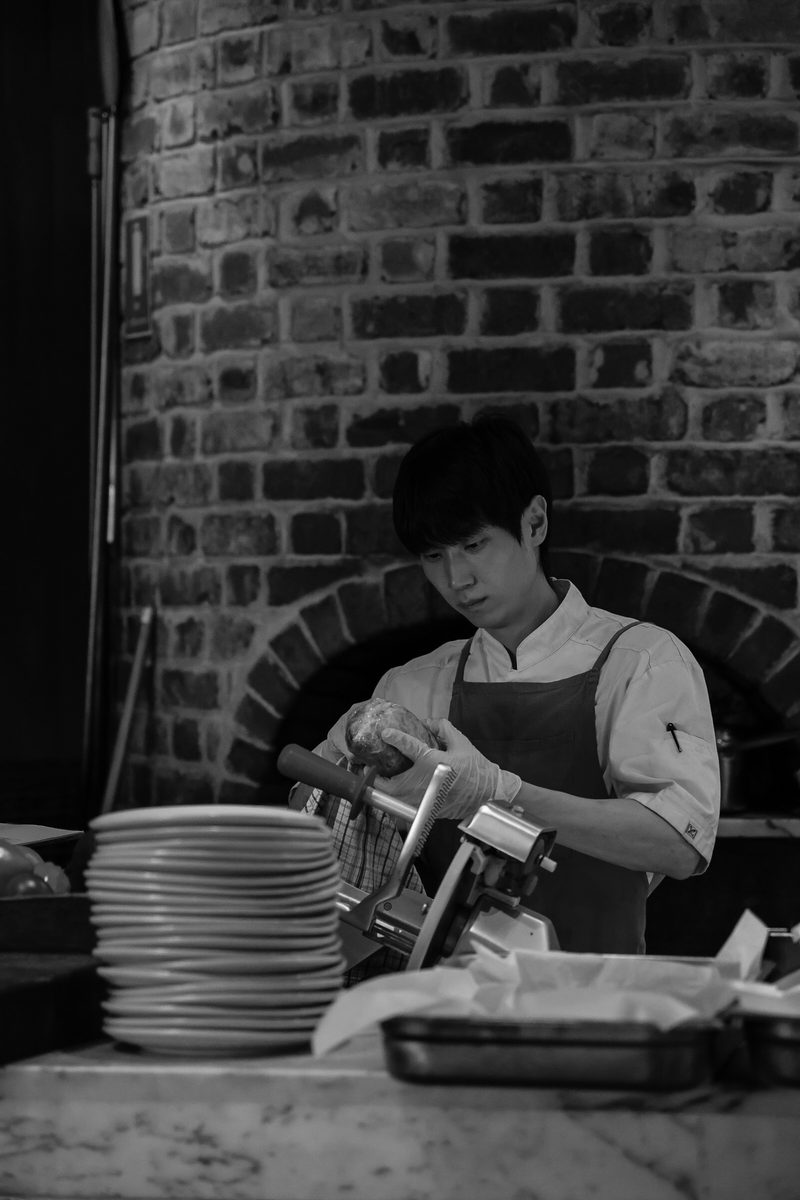 Merivale Uccello — chef portrait by Jacqui